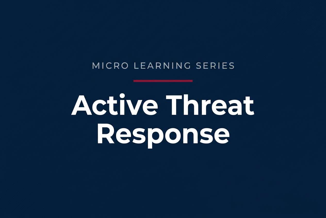 Micro Learning Series: Active Threat Response course cover