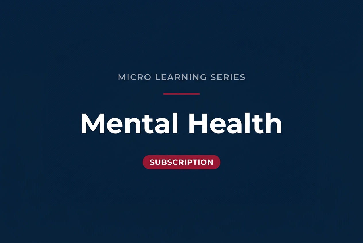 Micro Learning Series: Mental Health subscription cover