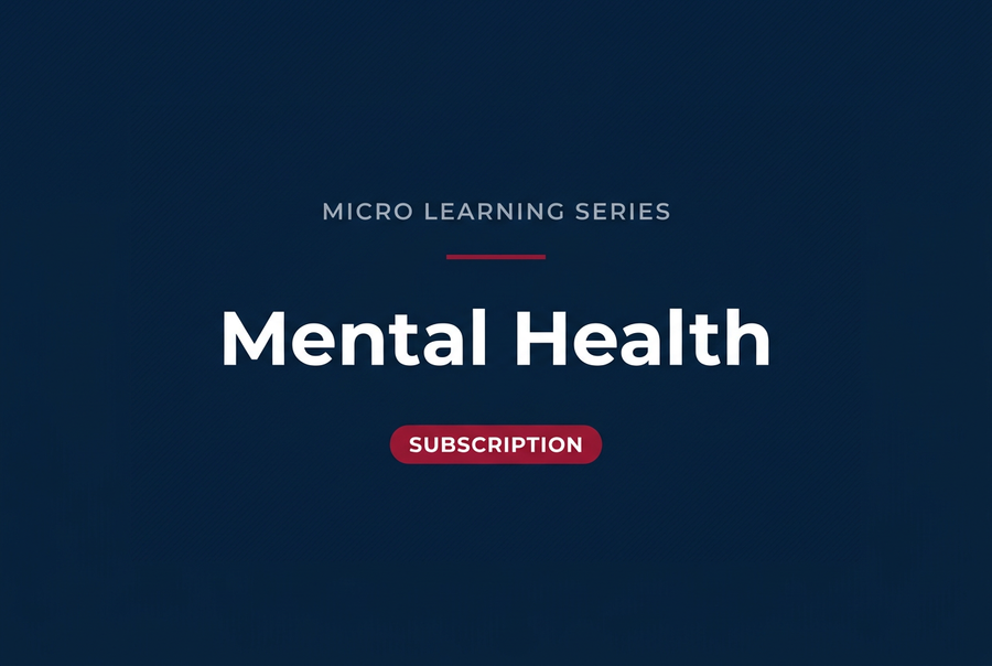Micro Learning Series: Mental Health subscription cover