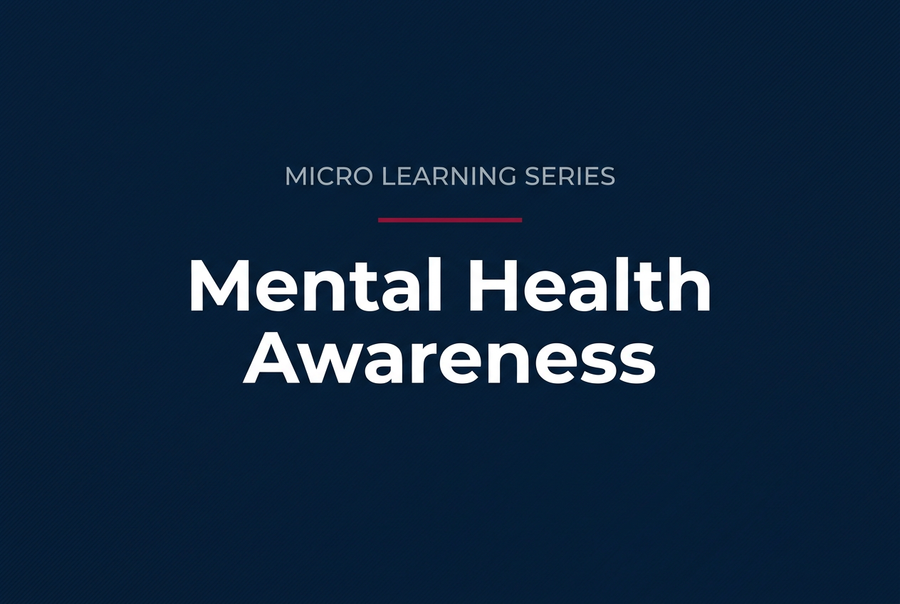 Micro Learning Series: Mental Health Awareness course cover