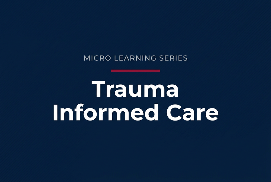 Micro Learning Series: Trauma Informed Care course cover